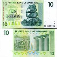 *10 Dolárov Zimbabwe 2007, P67 UNC - Kliknutím na obrázok zatvorte -